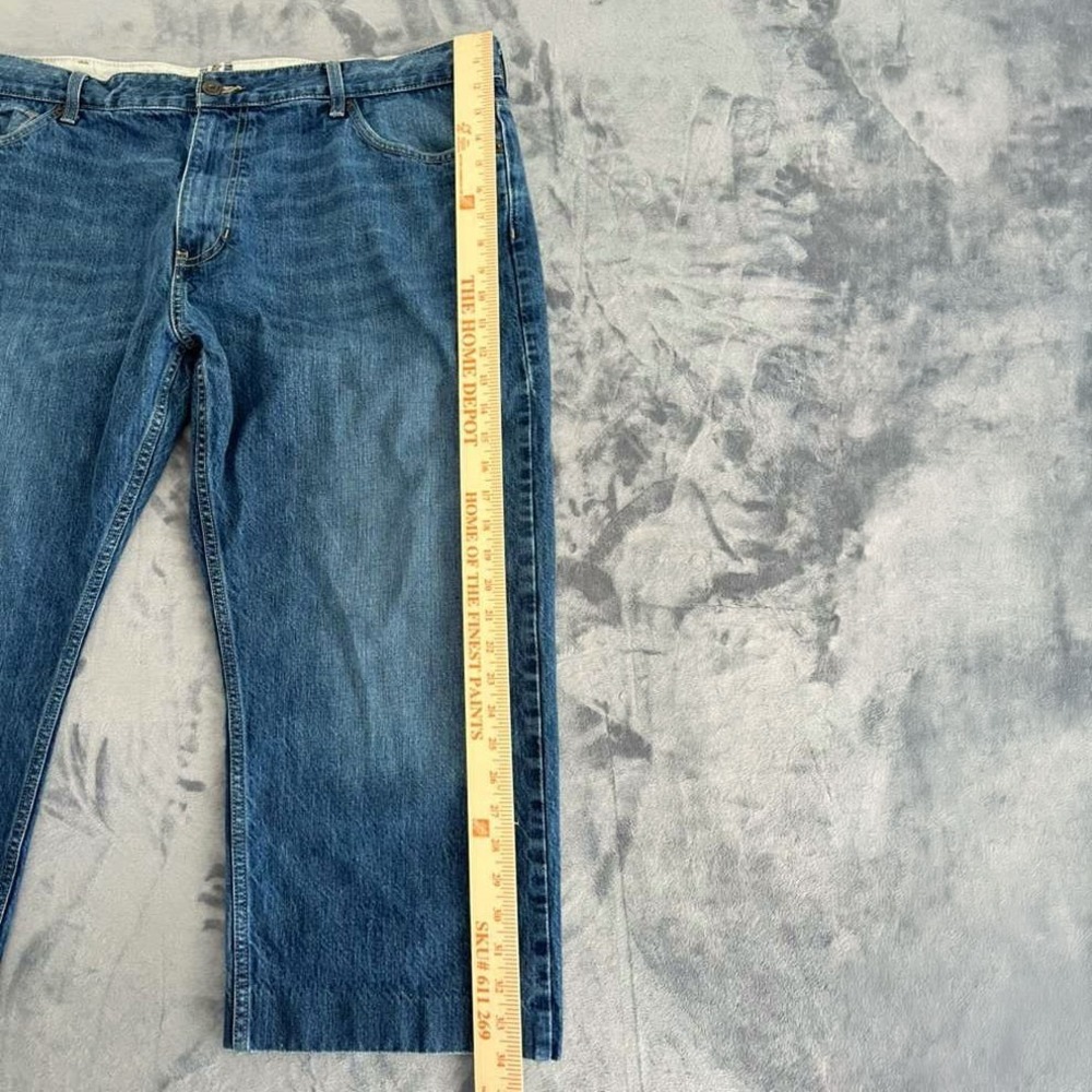 Tommy Hilfiger Relaxed Freedom Jeans 42x30 Medium Wash 100% Cotton 5 Pocket Men - Picture 5 of 12